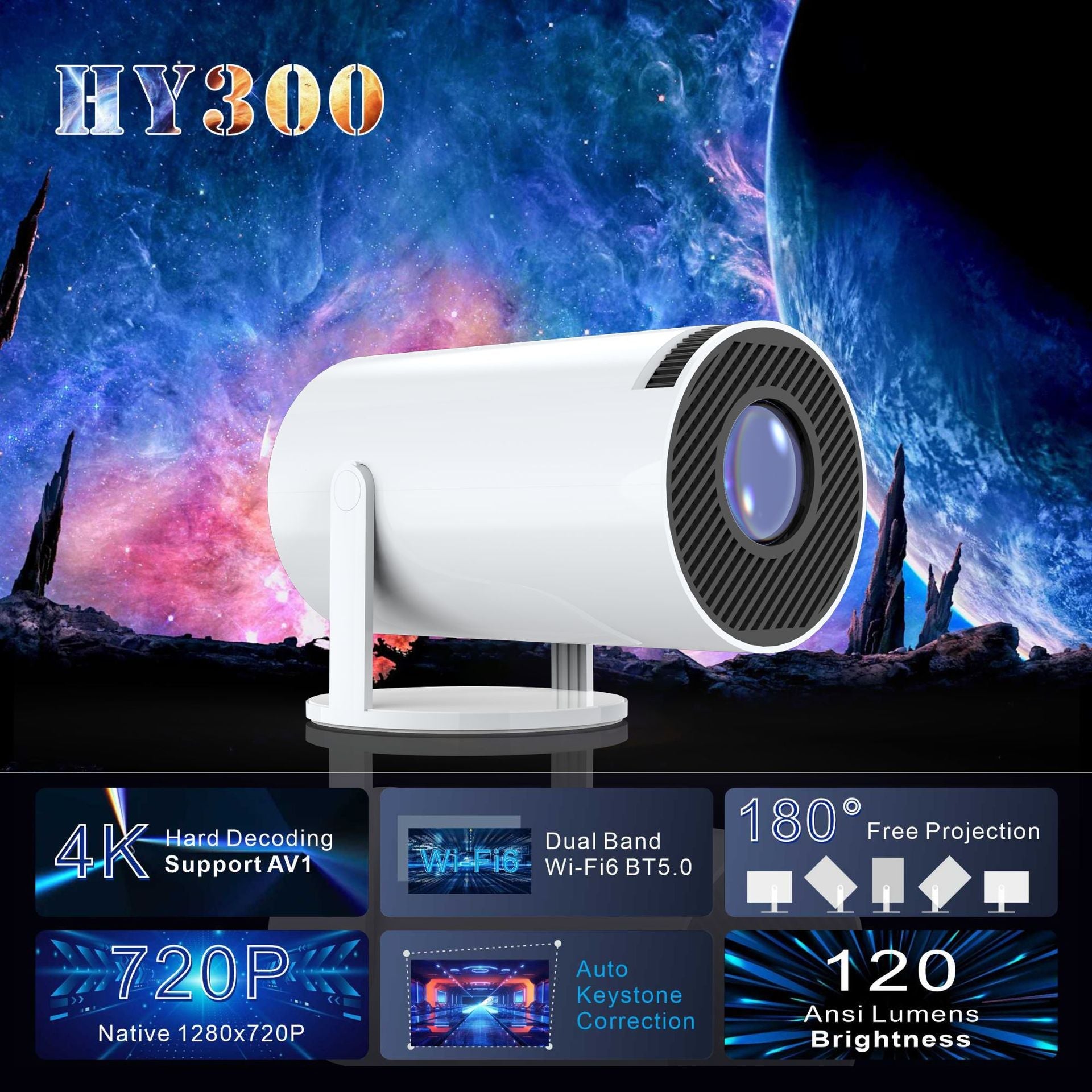 Portable Smart Projector - luna livingPortable Smart Projector