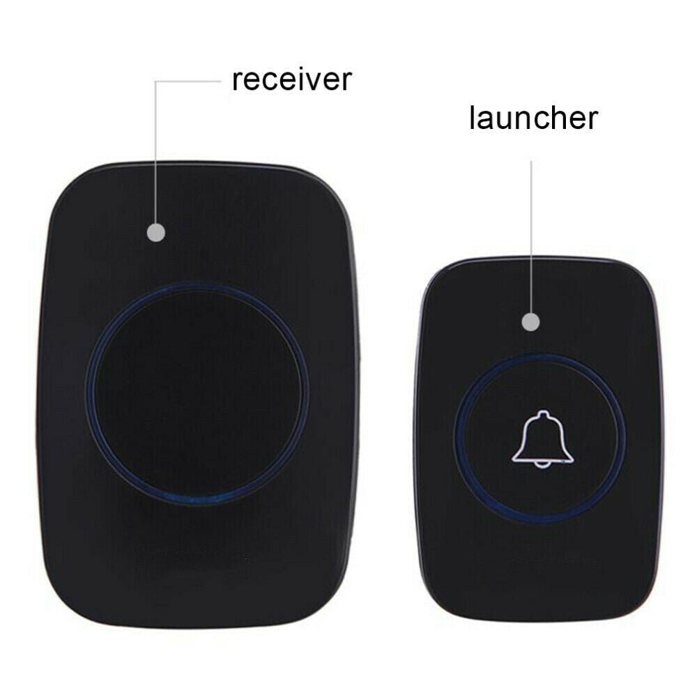 Wireless Doorbell Waterproof Range Door Bells Kit Cordless Plug-in Home Office - luna livingWireless Doorbell Waterproof Range Door Bells Kit Cordless Plug-in Home Office
