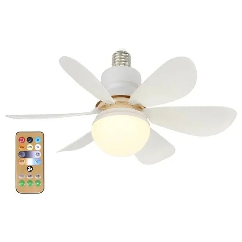 Modern Led Ceiling Fan With Light Dimmable E27 Bedroom Living Room Fan Lamp 30W - luna livingModern Led Ceiling Fan With Light Dimmable E27 Bedroom Living Room Fan Lamp 30W