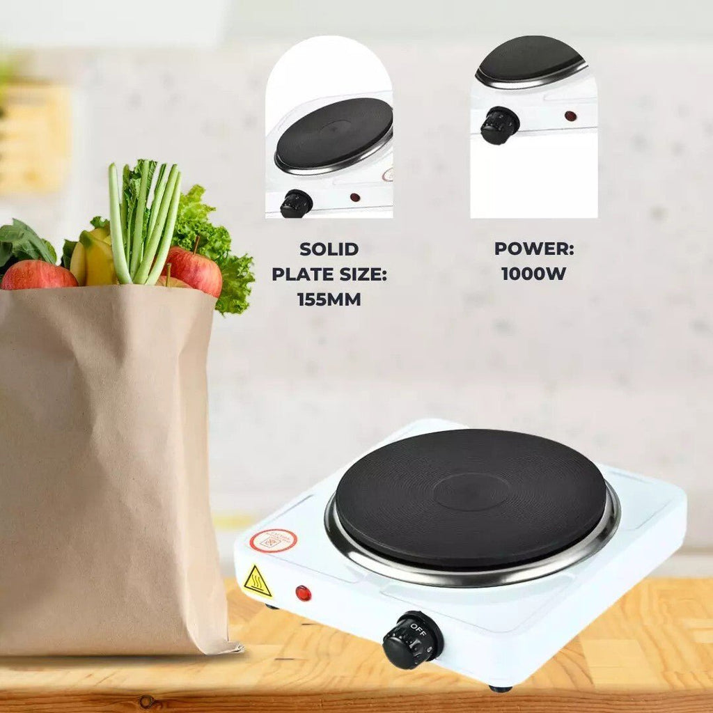 1 0 0 0 W Electric Portable Kitchen Single Hot Plate Hob - luna living1 0 0 0 W Electric Portable Kitchen Single Hot Plate Hob