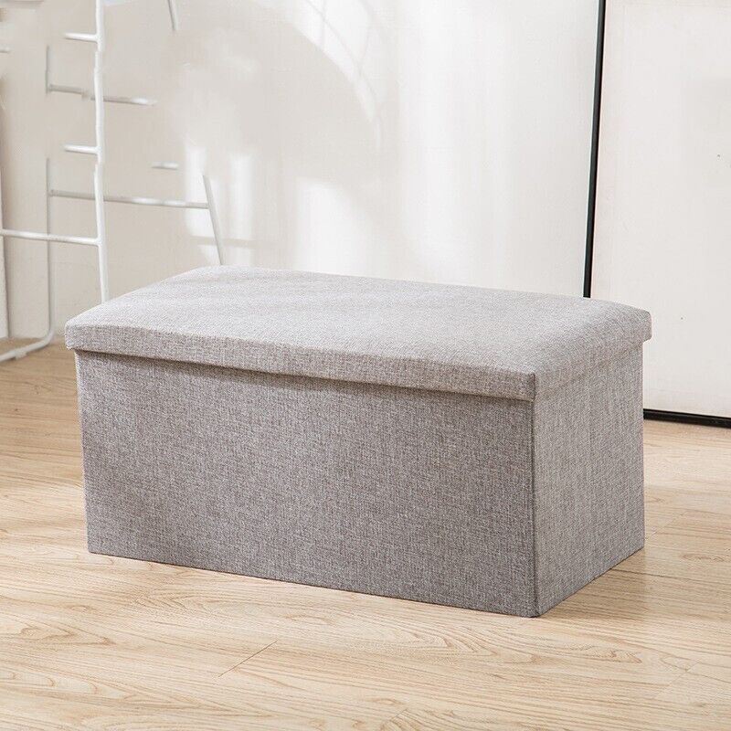 Storage Box Foldable Ottoman Seat Toy Storage Box Foot Stool Bench Home Stool UK - 40 Cm X 25 Cm X 25 Cm - luna livingStorage Box Foldable Ottoman Seat Toy Storage Box Foot Stool Bench Home Stool UK - 40 Cm X 25 Cm X 25 Cm