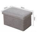 Storage Box Foldable Ottoman Seat Toy Storage Box Foot Stool Bench Home Stool UK - 40 Cm X 25 Cm X 25 Cm - luna livingStorage Box Foldable Ottoman Seat Toy Storage Box Foot Stool Bench Home Stool UK - 40 Cm X 25 Cm X 25 Cm
