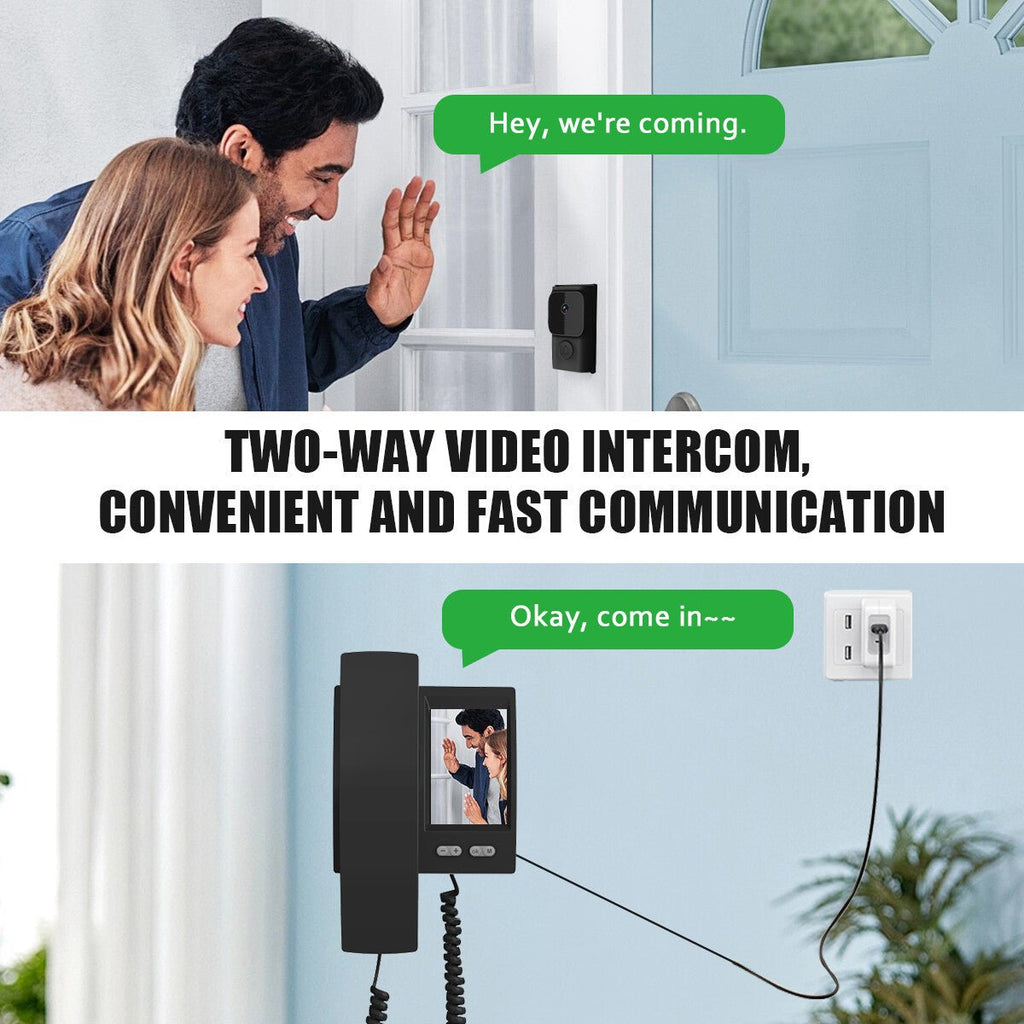 NEW Smart Wireless WiFi Ring Doorbell Security Intercom Video Camera Door Bell. - luna livingNEW Smart Wireless WiFi Ring Doorbell Security Intercom Video Camera Door Bell.