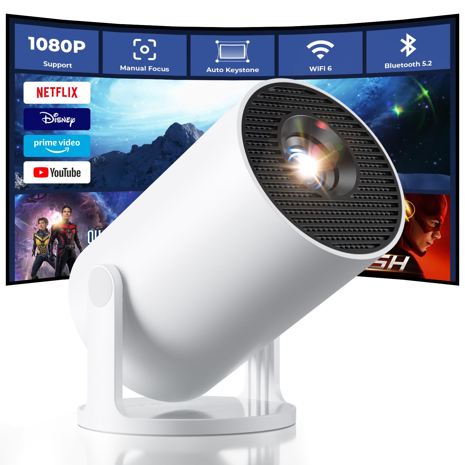 Portable Smart Projector - luna livingPortable Smart Projector