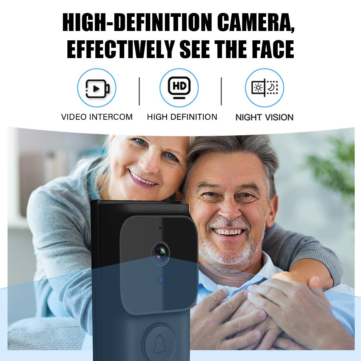 NEW Smart Wireless WiFi Ring Doorbell Security Intercom Video Camera Door Bell. - luna livingNEW Smart Wireless WiFi Ring Doorbell Security Intercom Video Camera Door Bell.