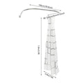 U Shape Shower Curtain Rod Retractable 0.9-1.3m Home Balcony Shower Room Shower Rod Curtain Bathroom Shower - luna livingU Shape Shower Curtain Rod Retractable 0.9-1.3m Home Balcony Shower Room Shower Rod Curtain Bathroom Shower
