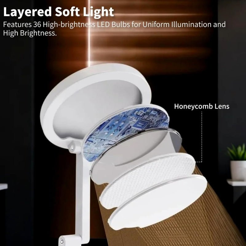 Foldable Book Lamp With LED Clock & Touch Control Night Light For Office, Bedroom, Study - luna livingFoldable Book Lamp With LED Clock & Touch Control Night Light For Office, Bedroom, Study