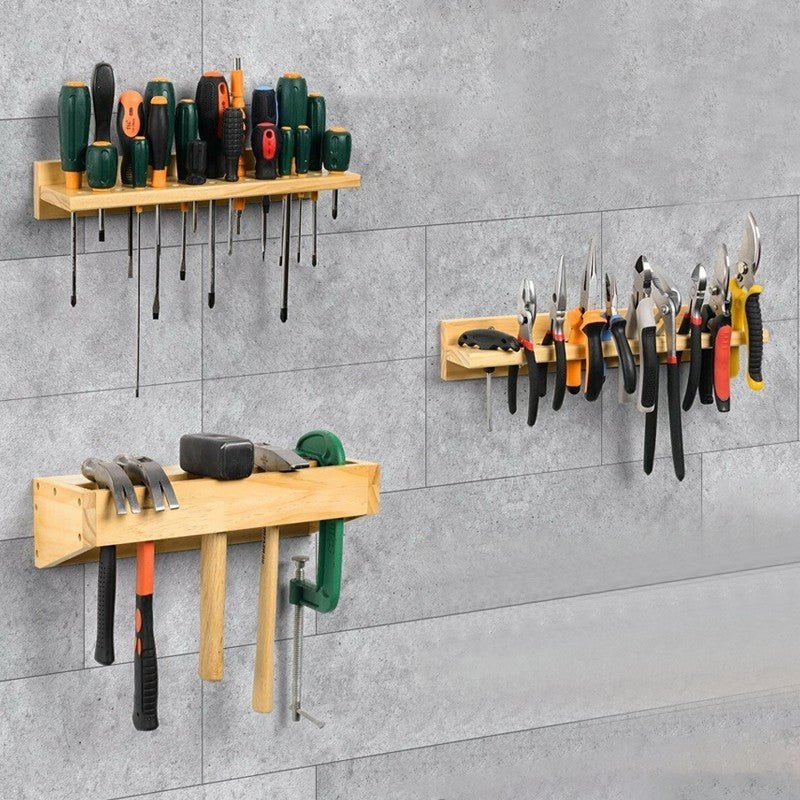 3x Wall Mounted Screwdriver Holder Storage Rack Wrench Workshop Tool Organizer - luna living3x Wall Mounted Screwdriver Holder Storage Rack Wrench Workshop Tool Organizer