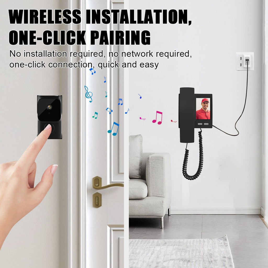 NEW Smart Wireless WiFi Ring Doorbell Security Intercom Video Camera Door Bell. - luna livingNEW Smart Wireless WiFi Ring Doorbell Security Intercom Video Camera Door Bell.