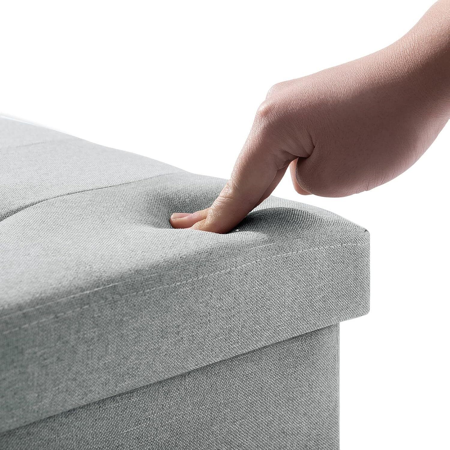 Storage Box Foldable Ottoman Seat Toy Storage Box Foot Stool Bench Home Stool UK - 40 Cm X 25 Cm X 25 Cm - luna livingStorage Box Foldable Ottoman Seat Toy Storage Box Foot Stool Bench Home Stool UK - 40 Cm X 25 Cm X 25 Cm