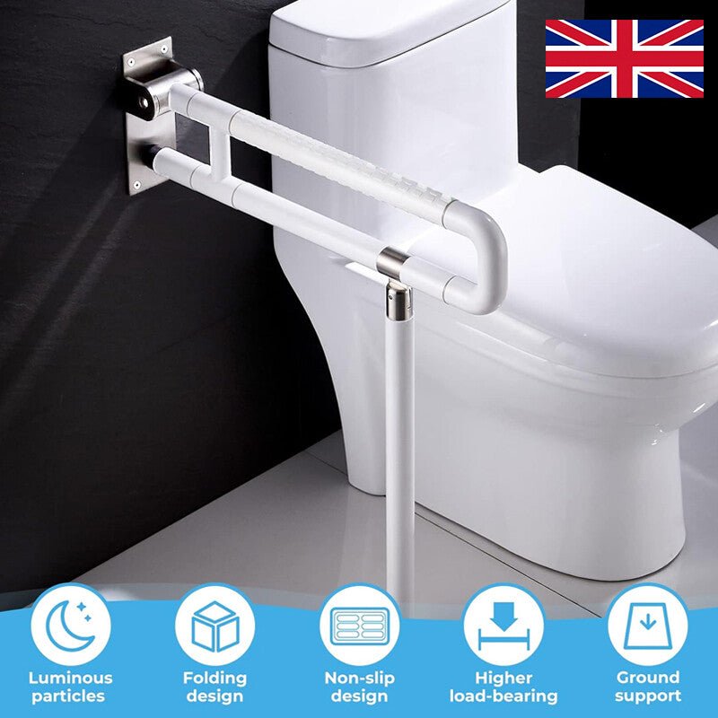 Safety Grab Bar Foldable Toilet Hand Rail Bathroom Support Disabled-Anti-slip Safety Grab Bar Foldable Toilet Hand Rail Bathroom Support Disabled-Anti-slip - luna livingSafety Grab Bar Foldable Toilet Hand Rail Bathroom Support Disabled-Anti-slip Safety Grab Bar Foldable Toilet Hand Rail Bathroom Support Disabled-Anti-slip