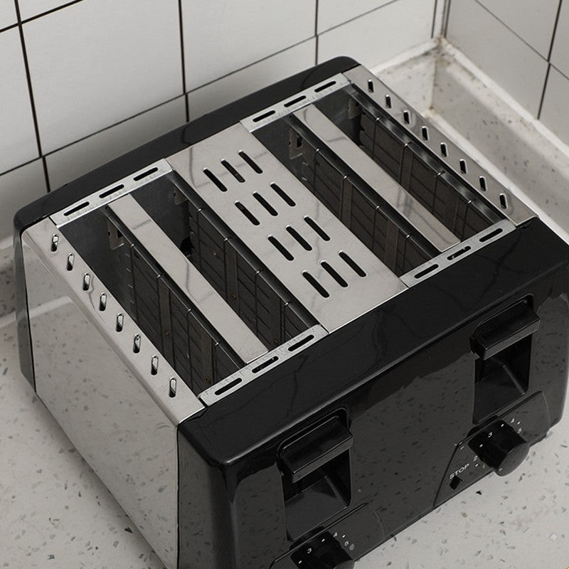 Kitchen Toaster 4 Slice Steel Variable Defrost Reheat Extra Wide Slot - luna livingKitchen Toaster 4 Slice Steel Variable Defrost Reheat Extra Wide Slot