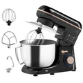 1300W Kitchen Stand Mixer, With Accessories - Black - luna living1300W Kitchen Stand Mixer, With Accessories - Black