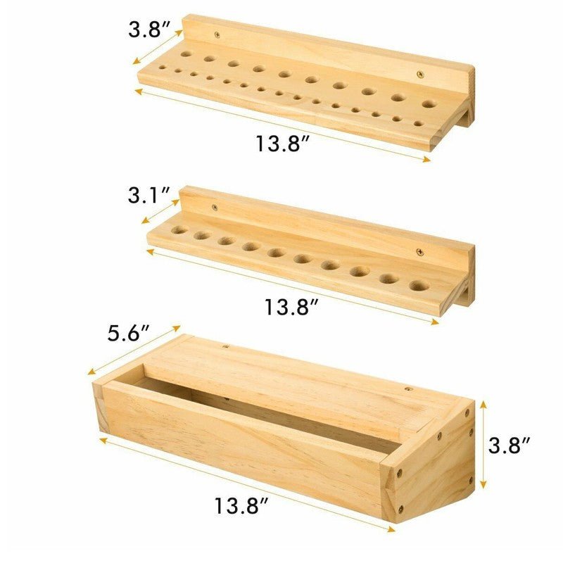3x Wall Mounted Screwdriver Holder Storage Rack Wrench Workshop Tool Organizer - luna living3x Wall Mounted Screwdriver Holder Storage Rack Wrench Workshop Tool Organizer